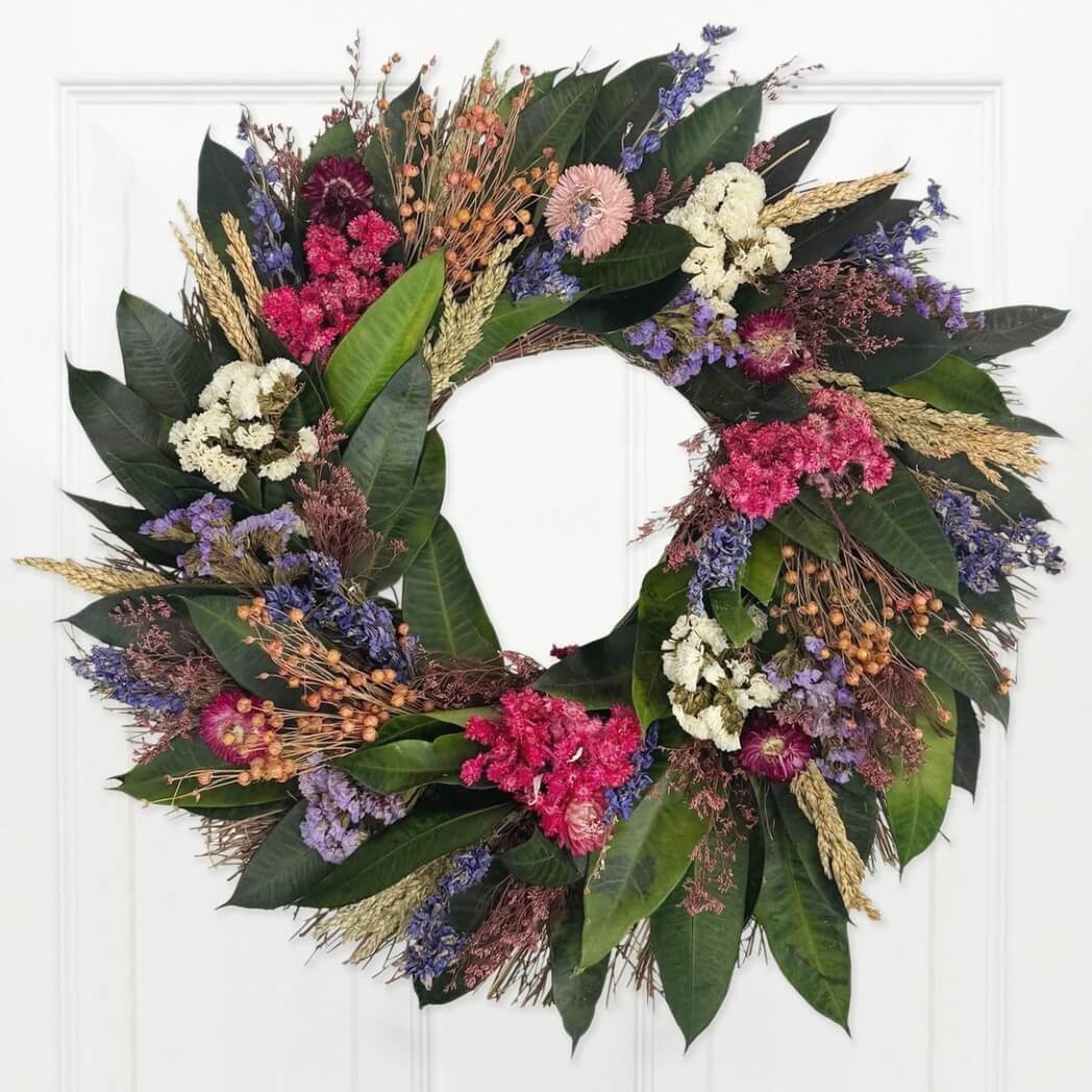 Andaluca Newport Fuchsia Floral Wreath