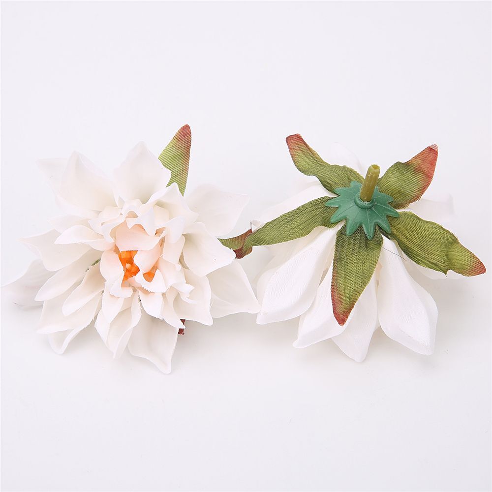 Dahlia Heads Artificial Silk Flowers Wedding Home Decorate Wreath Flower 10-20pc