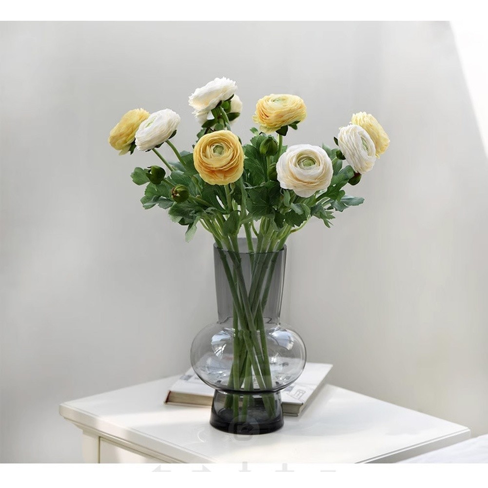Silk Peony Artificial Flower with Flexible Stem for Custom Arrangement 52x10cm