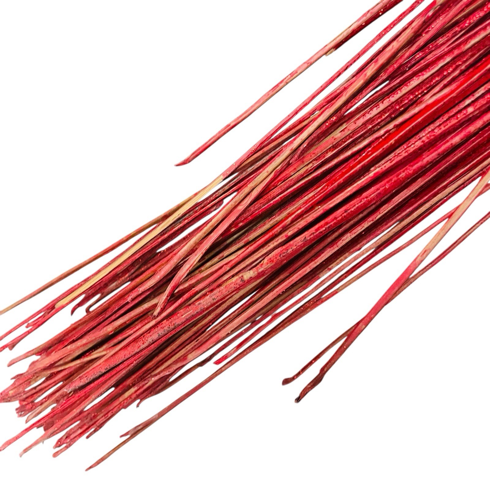 Glitter Curly Branch, 60 Pcs Natural Dried Willow Branches Twigs Christmas