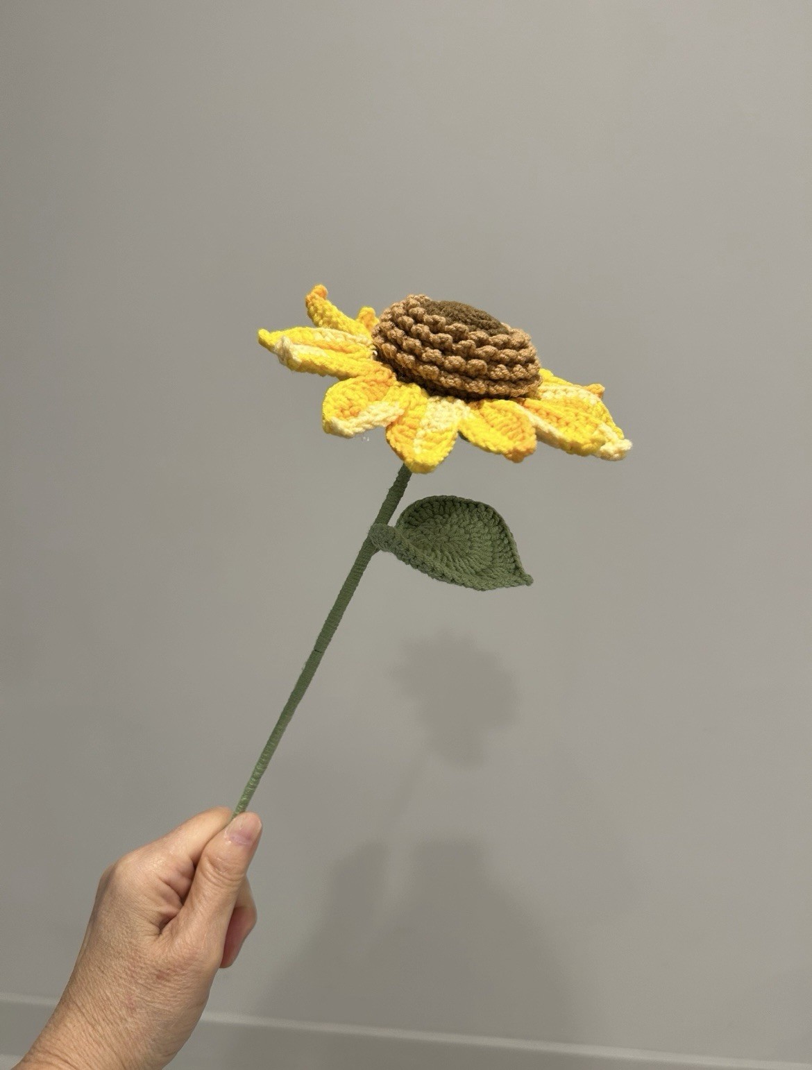 Stem Amigurumi Sunflower Home Decor Gift New