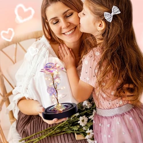 Mothers Day Flowers Gifts for Mom Grandma,Birthday Gifts for Rainbow Medium