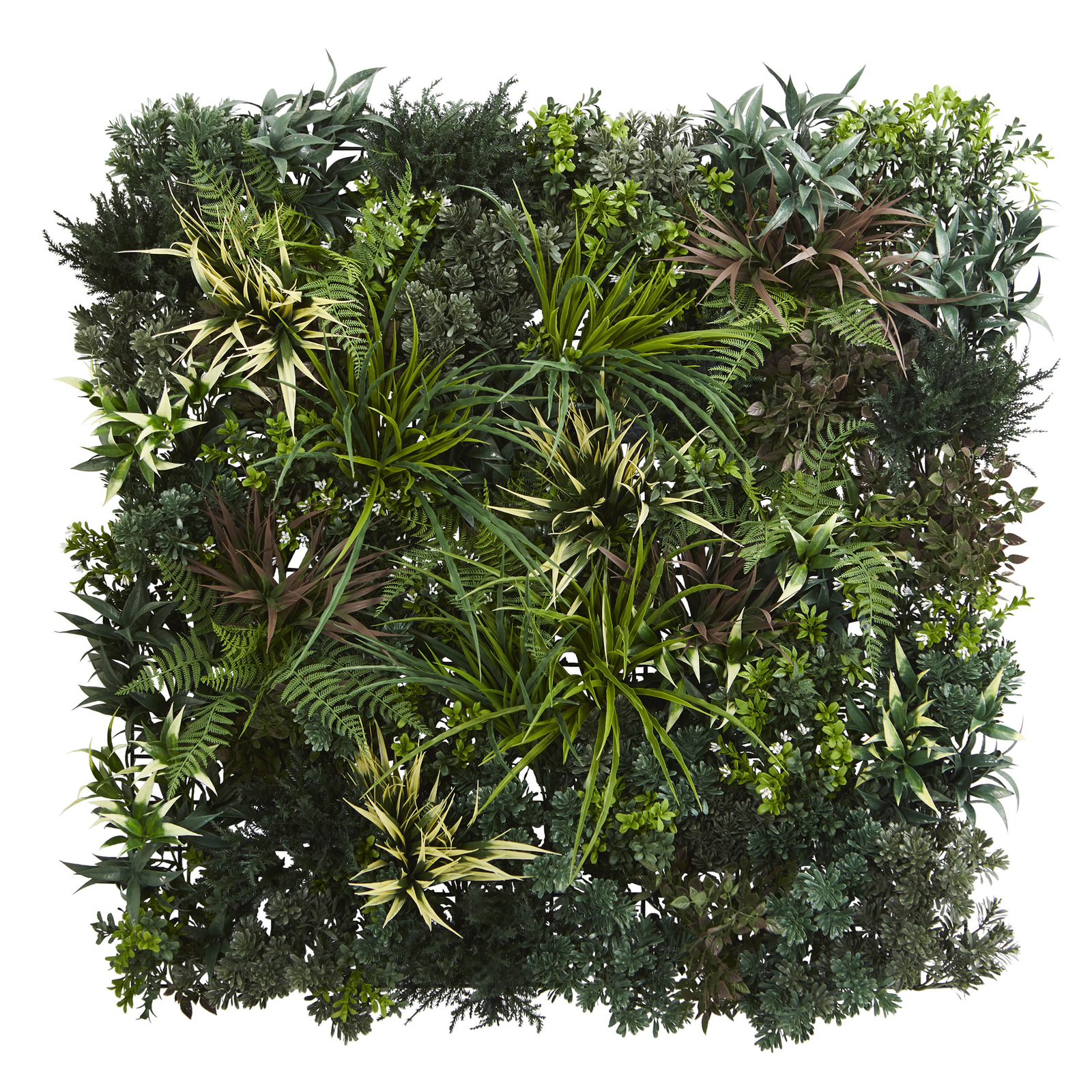 Nearly Natural 3’ X 3’ Greens & Fern Artificial Living Wall UV Resist Home Decor