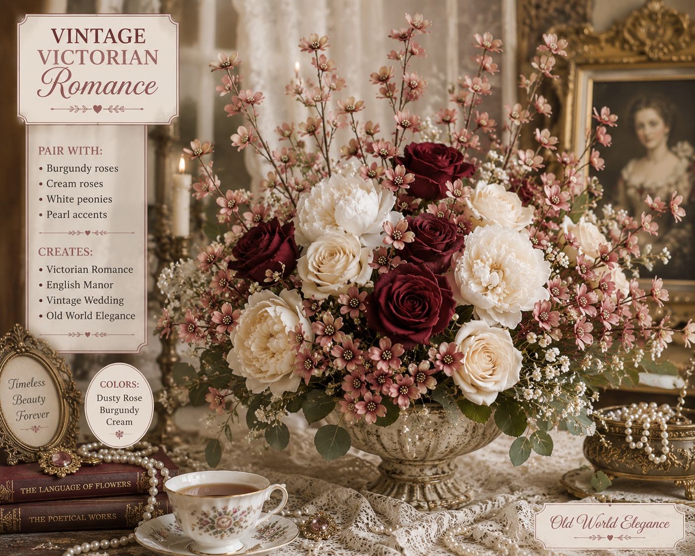 Dusty Rose Dogwood Stems Artificial Dogwood Flowers Faux Floral Branches Cottage