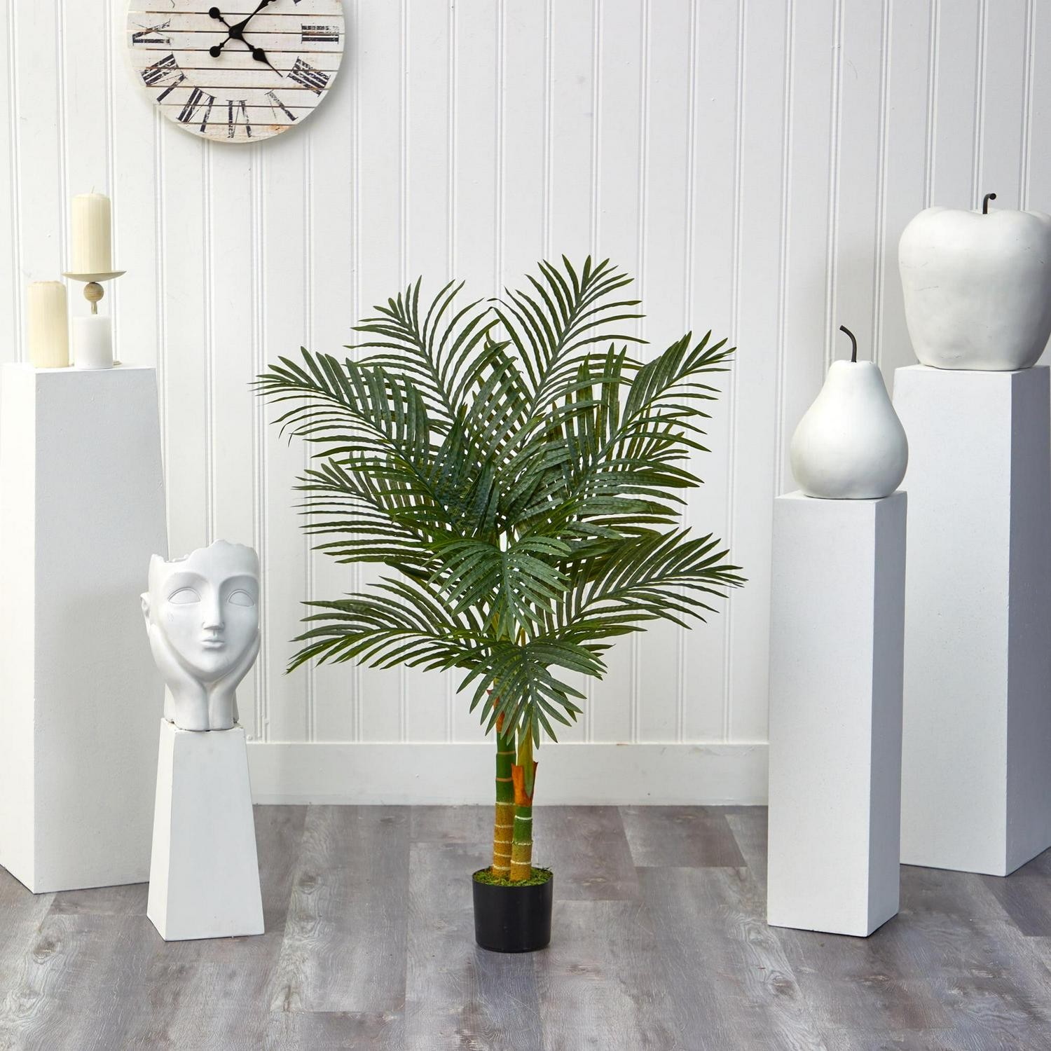 4′ Golden Cane Palm Artificial Tree Home Decor Premium Indoor Living Room Green