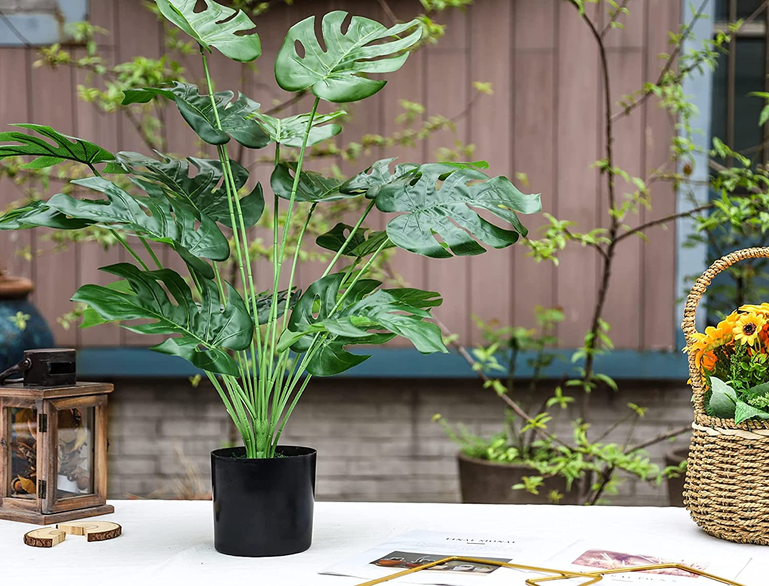Fake Plants Large Artificial Floor Plants Tall for Home Office Living Room D…