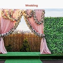 Artificial Boxwood Panel 24pcs 20 x 20 in Green Fake Grass Wall | 1.6 in Sun