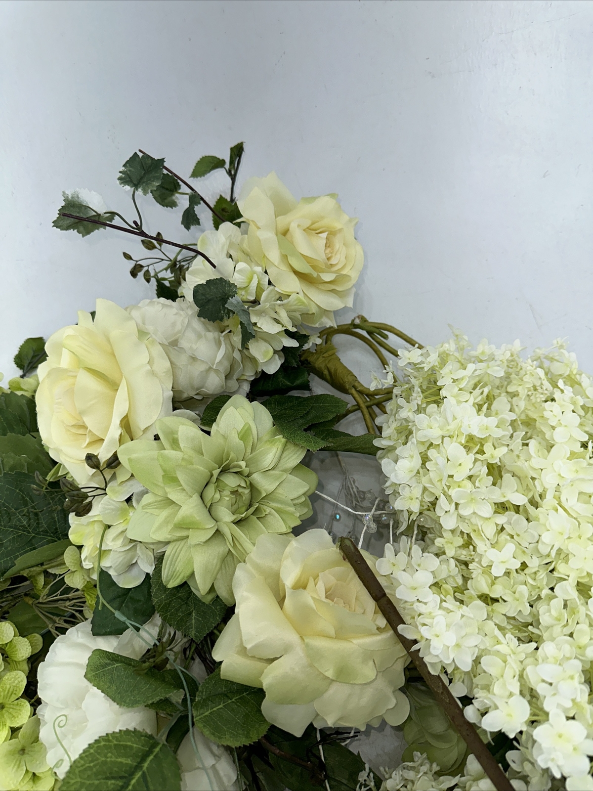 Artificial Flowers Mixed Lot Foliage Leaves Flowers Decor Wedding Party Holiday