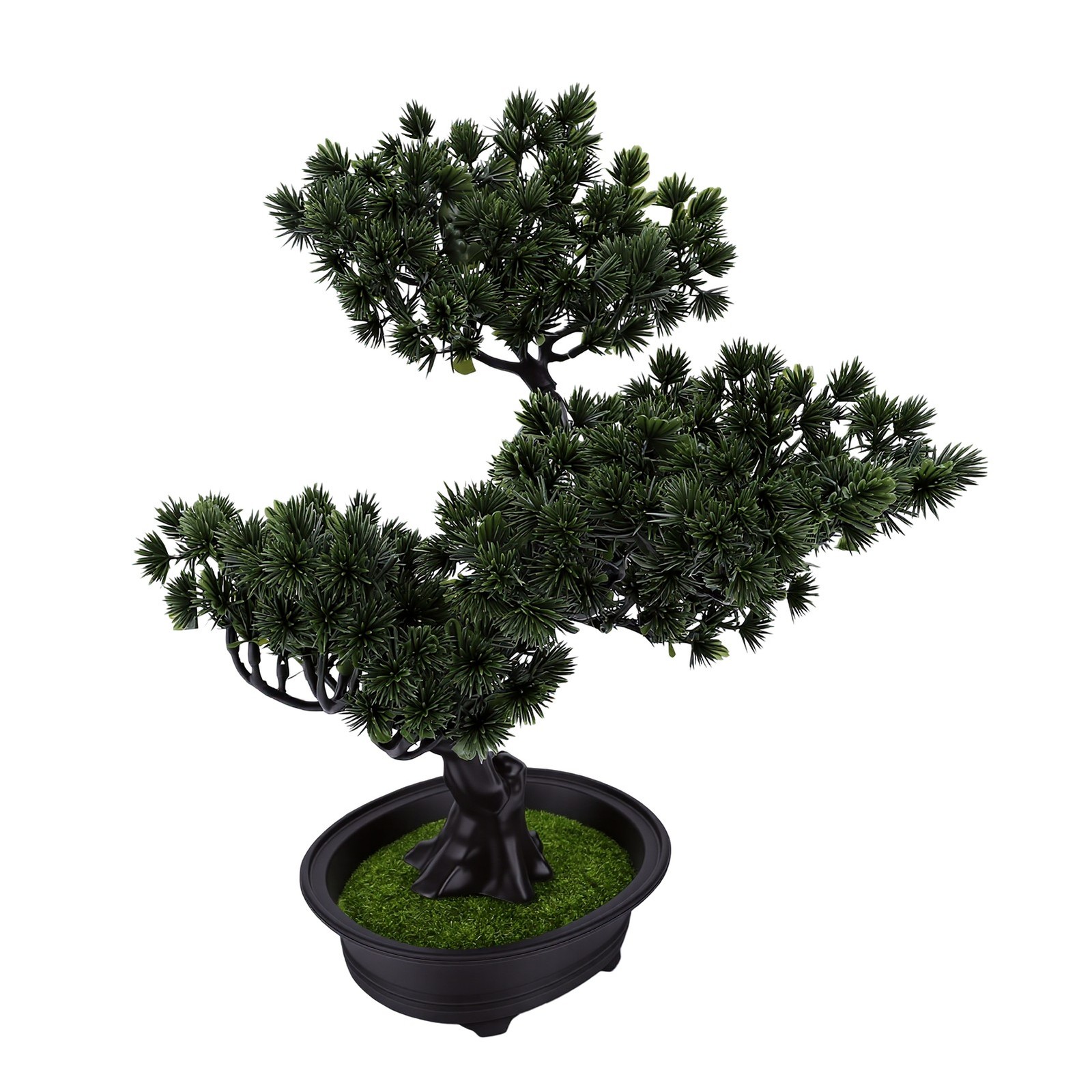 Artificial Bonsai Tree Indoor Small Fake Plant Faux Bonsai Tree Wi CHU