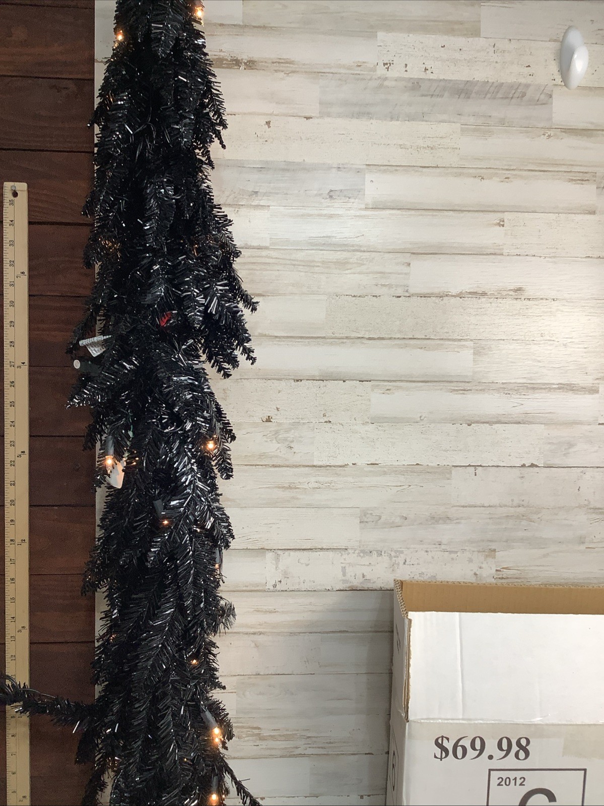 Black 4’ Halloween Accent Tree (not fluffed out in picture)