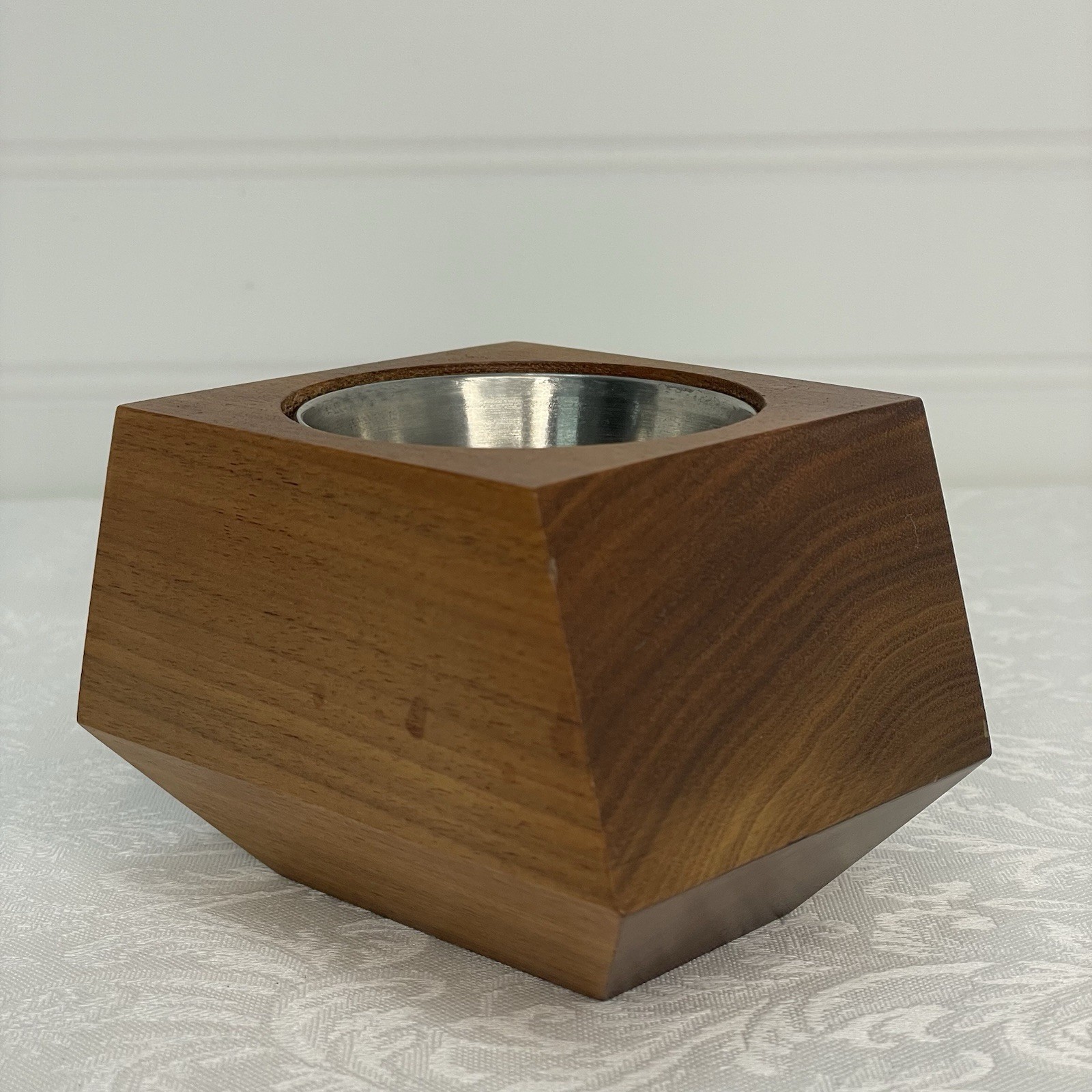 Revolution Design House Box Car Planter Walnut w/ Stainless Steel Planter Insert
