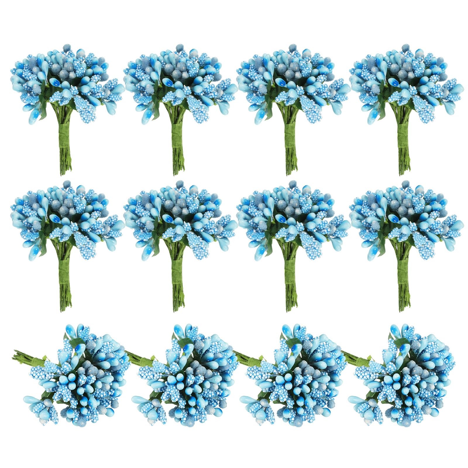 Mini Artificial Pip Picks Bunch, 144Pcs Fruit Flower Stamens for Craft DIY Wr…