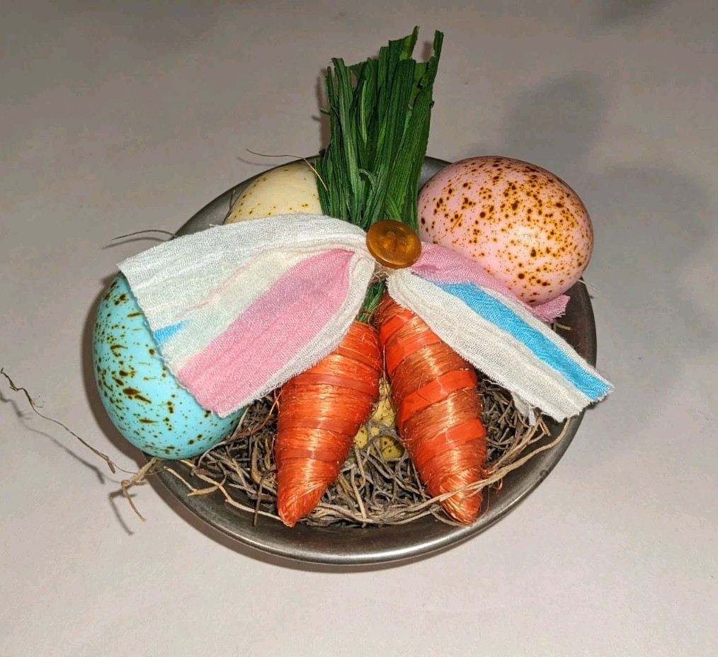 Spring Easter Eggs & Carrots Decor~Farmhouse Country~