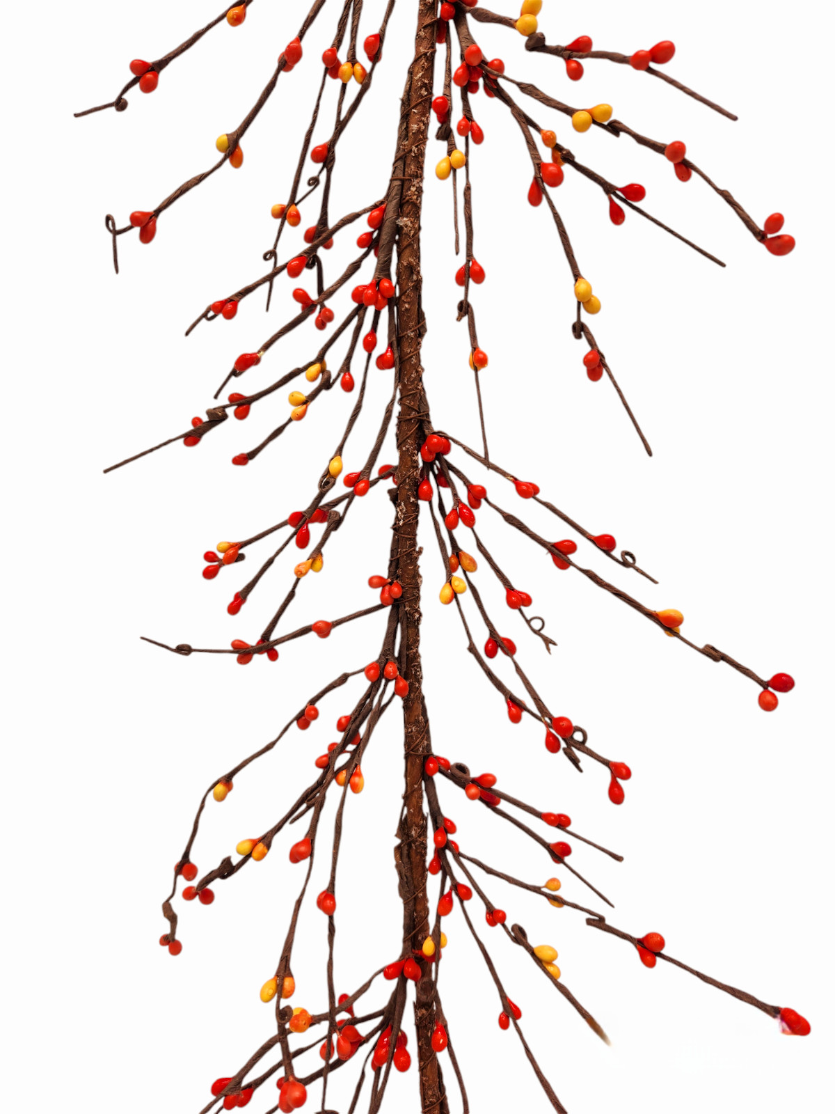 New Pip Berry Garland Orange & Mustard Color Fall Autumn Decor 5.5 ft EV-C60