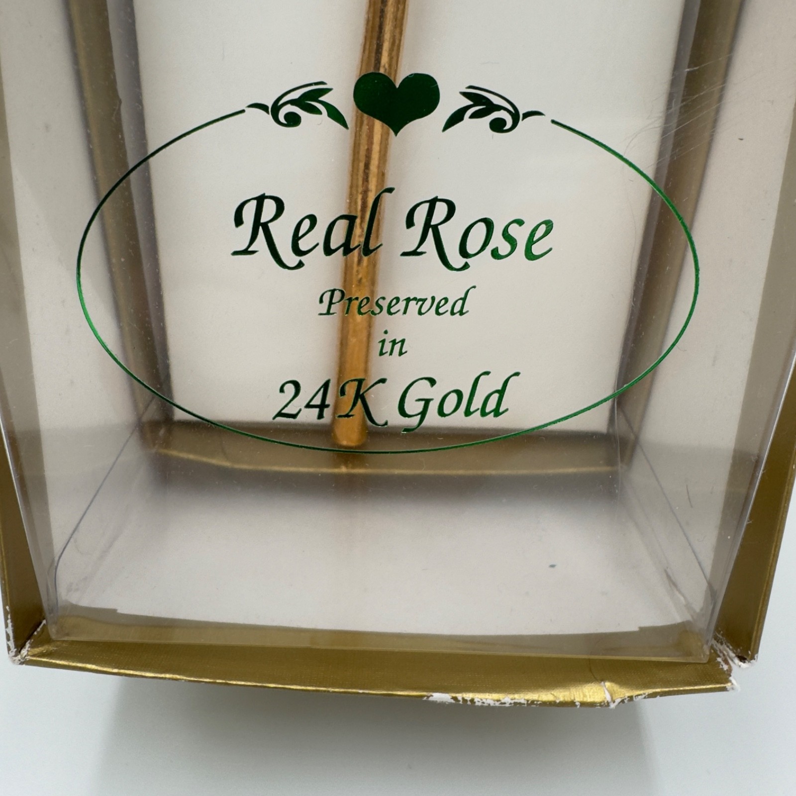 24K gold Dipped REAL Rose “Sunset” pink & orange The Original Since 1981