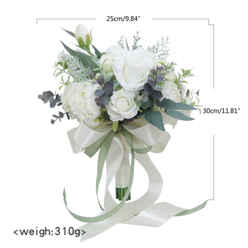 Hand Bouquet Artificial Silk Flower Ornament Bedroom Living Room Decoration