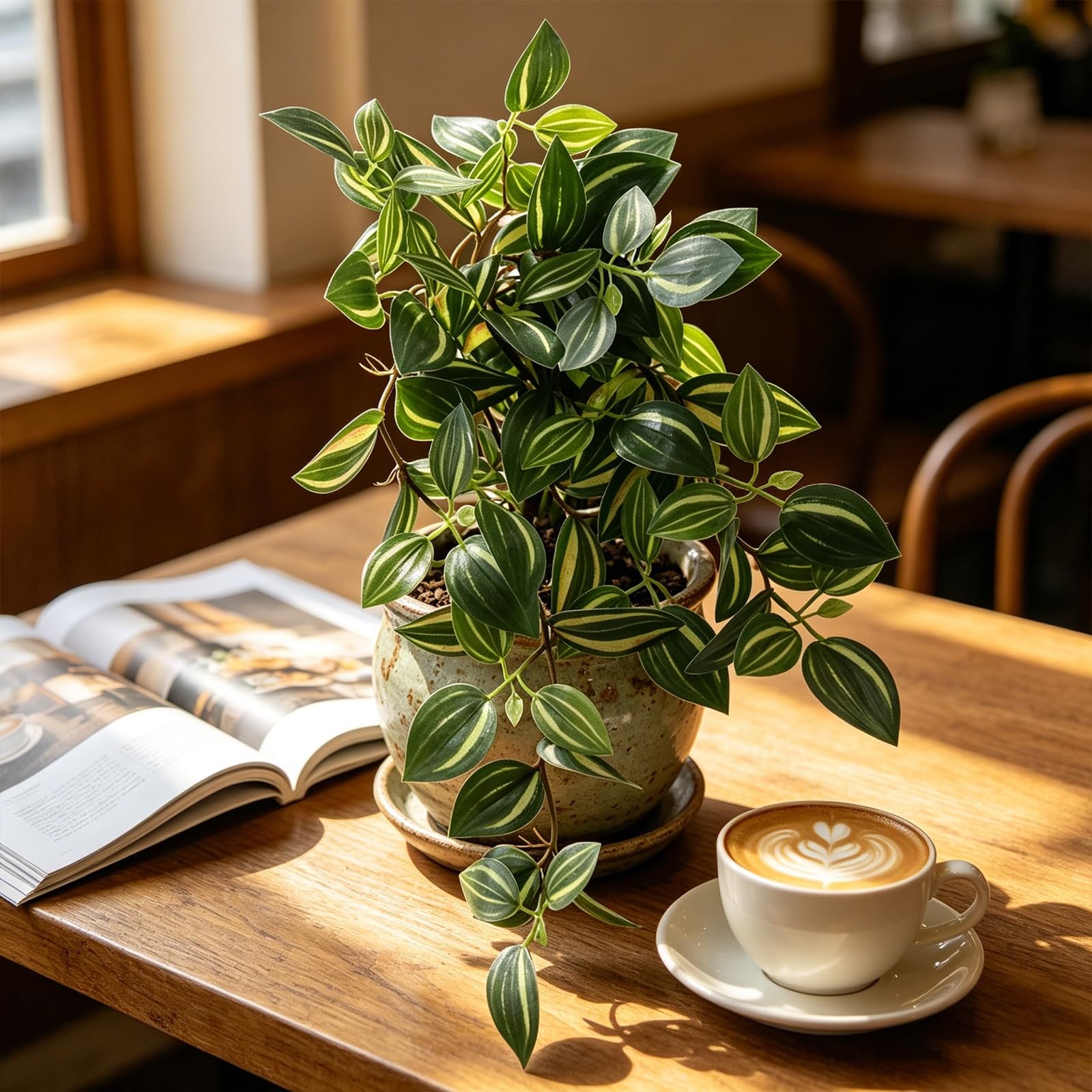 2 Pcs Artificial Ivy Plant, 18″ Faux Hanging Greenery DIY Faux Hanging Pothos…