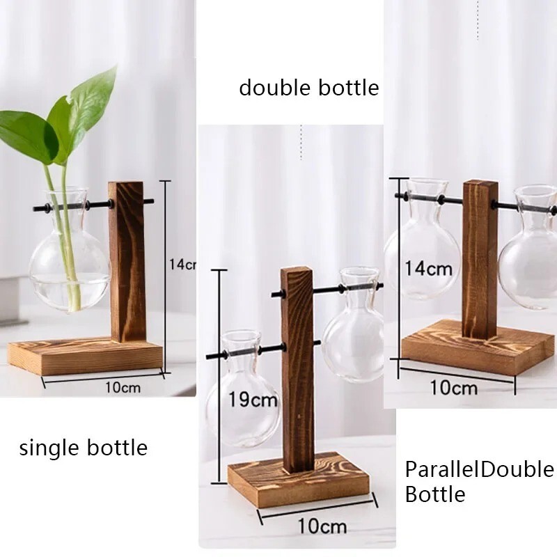 Terrarium Vasevase Decoration Home Bonsai Flower Plant Vases Vintage Flower Pot