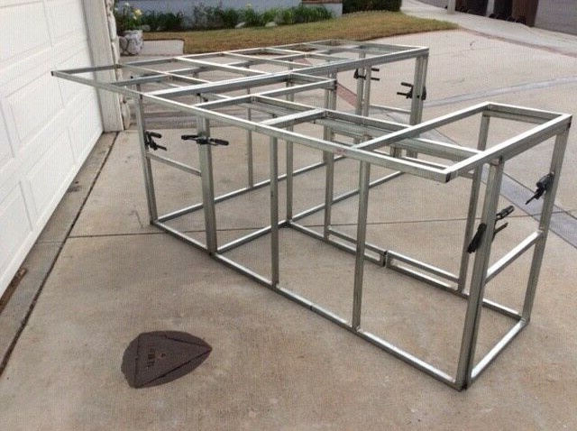 Custom DIY BBQ Island frame kit – any style