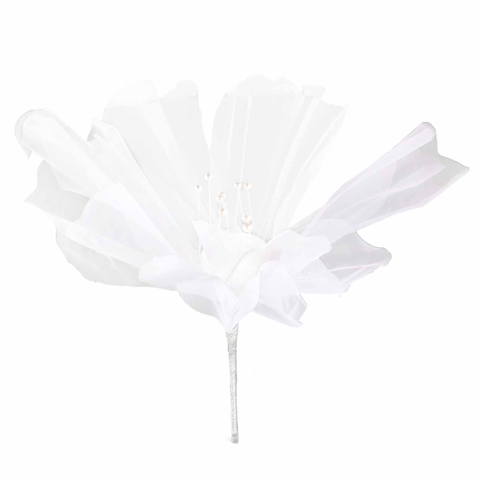 60cm Poppy Wedding Mesh Flower Aisle Decor