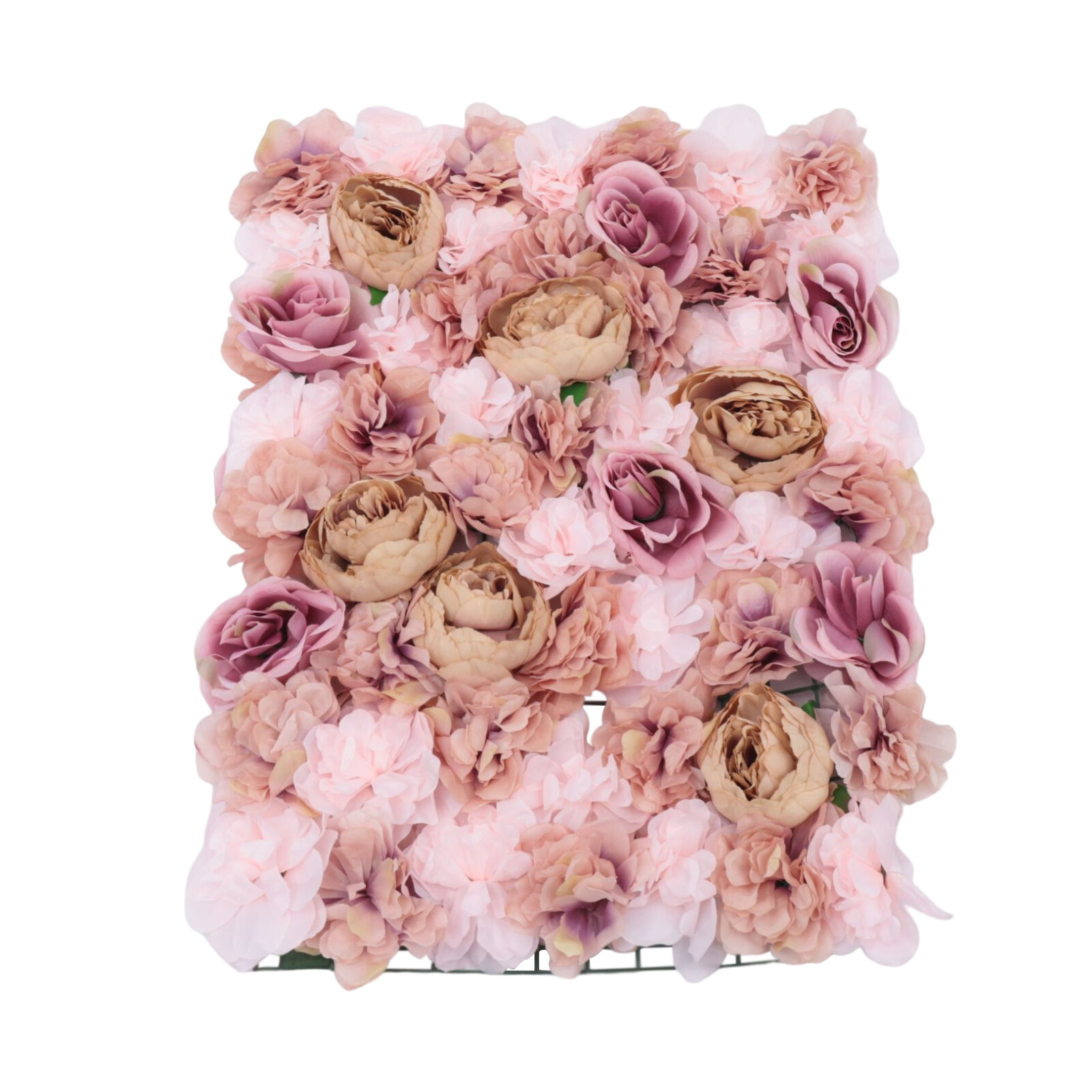 6PCS Artificial Rose Hydrangea Flower Wall Panels Wedding Bouquet Display New
