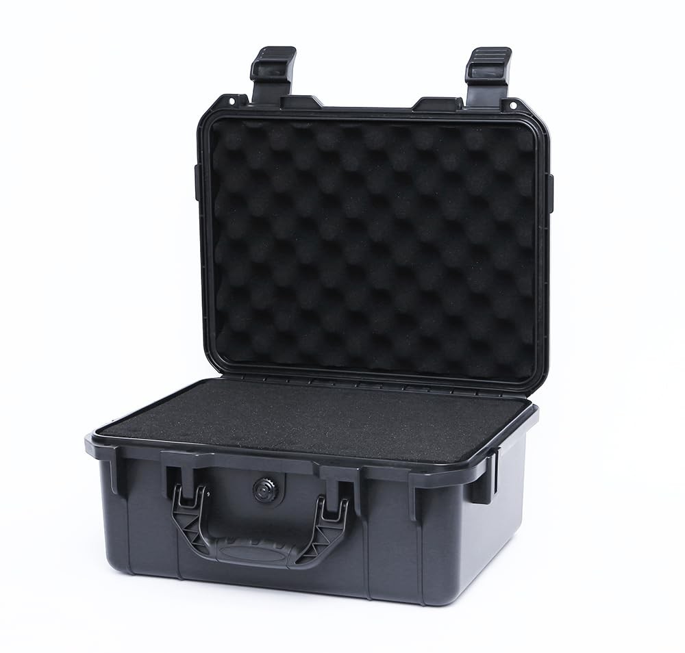 14in Waterproof Hard Shell Case with DIY Customizable Foam Insert (13 x Black