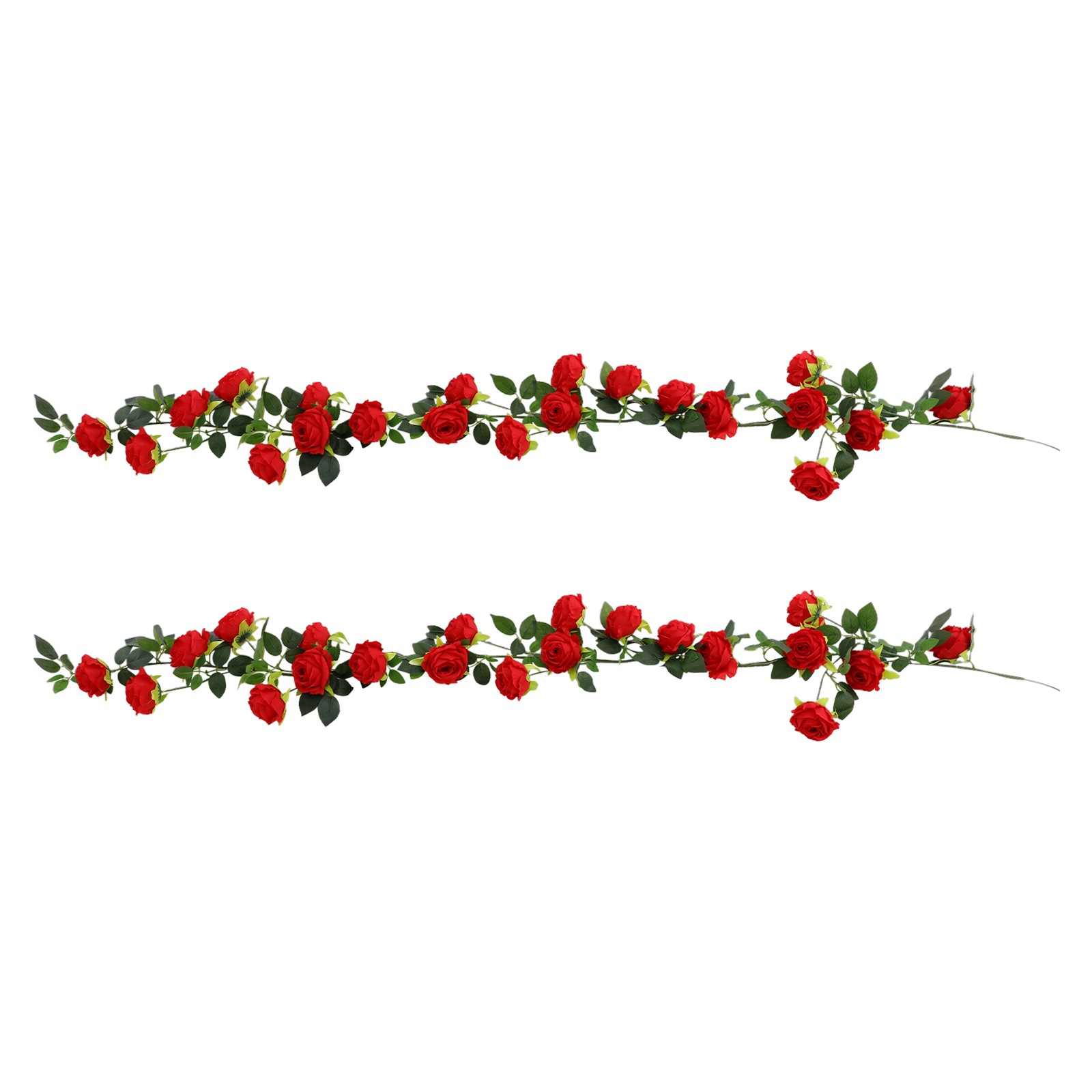 2 Pcs Flower Garland 74.8in Artificial Flower Garland for Wedding Decoration