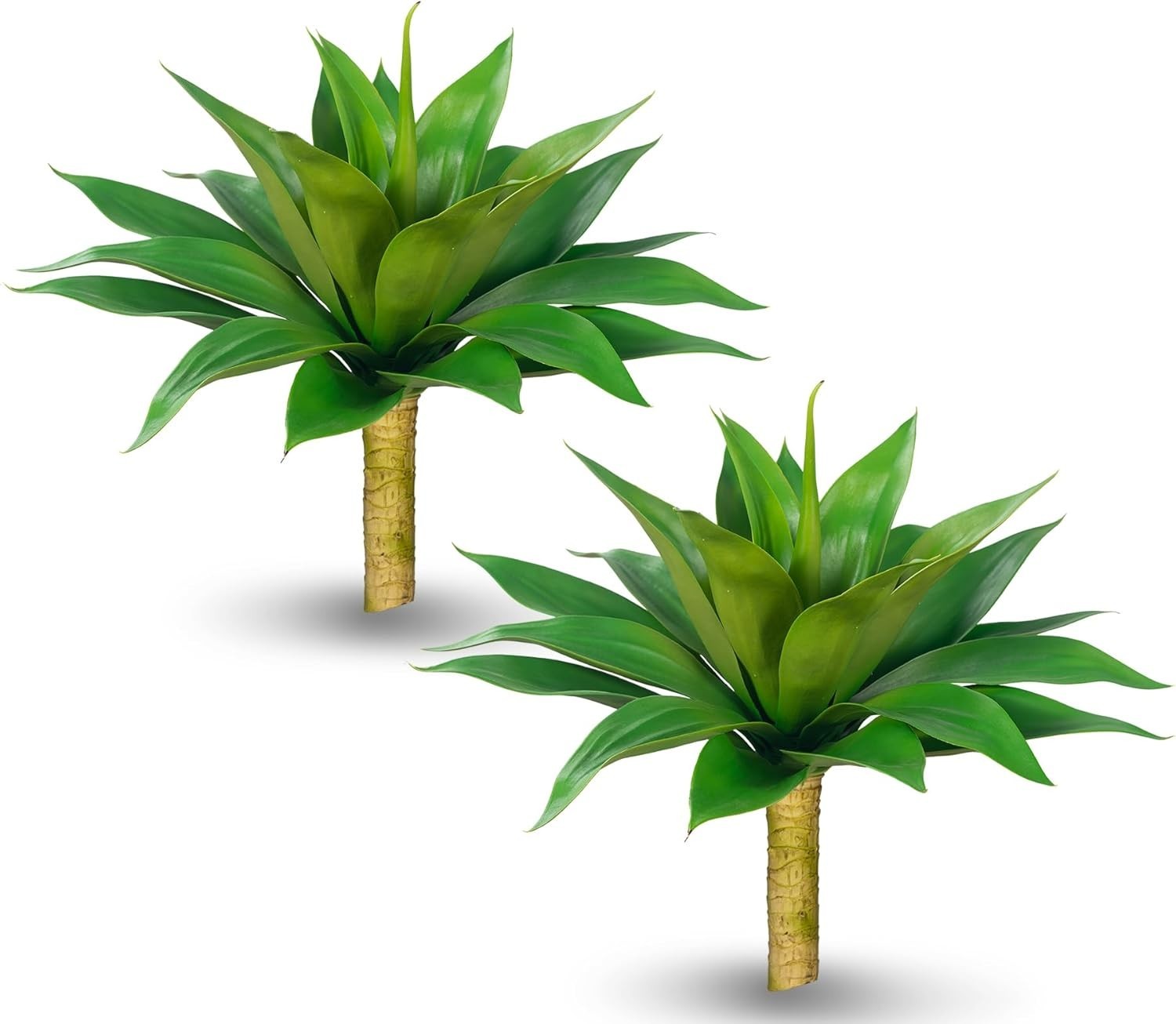 Plantas artificiales de agave,grandes macetas de agave artificiales,paquete de 2