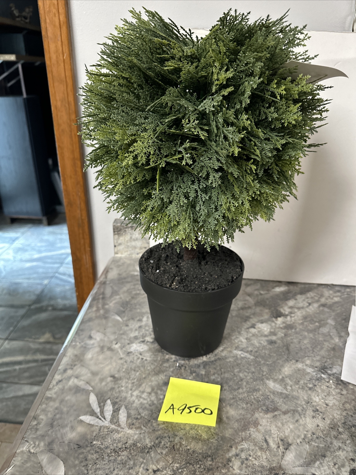 Garden Reflections 20″ Tall Faux Cypress Bush Tree 12” Round New Greenery