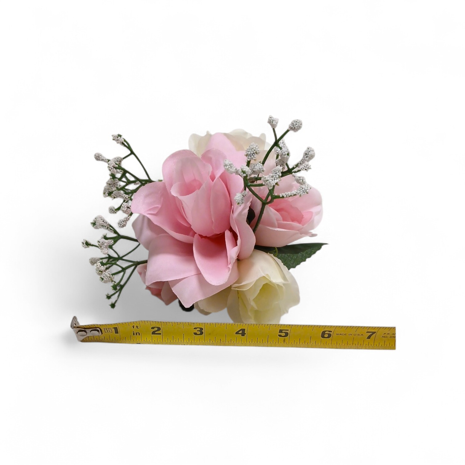 Bridal Pink & White Roses Floral Arrangement Tea Party Cup POP-IN Birthday Love
