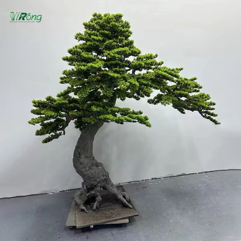 Artificial Cedar Pine Tree Garden Landscaping Bonsai Pine Tree Indoor Decoration
