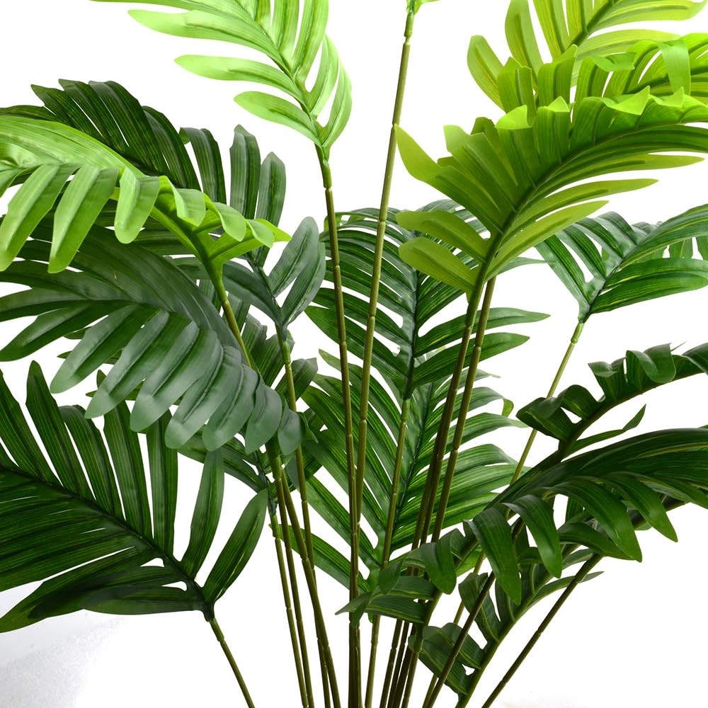 2pack Artificial Palm Leaves Tree Branches Fake Palms Frond Faux Tropical Pla…