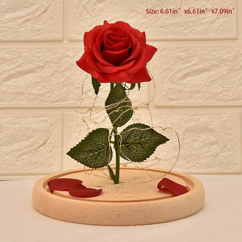 Eternal Rose Flowers In Glass Christmas Love Mothers Valentines Day Gifts Womens