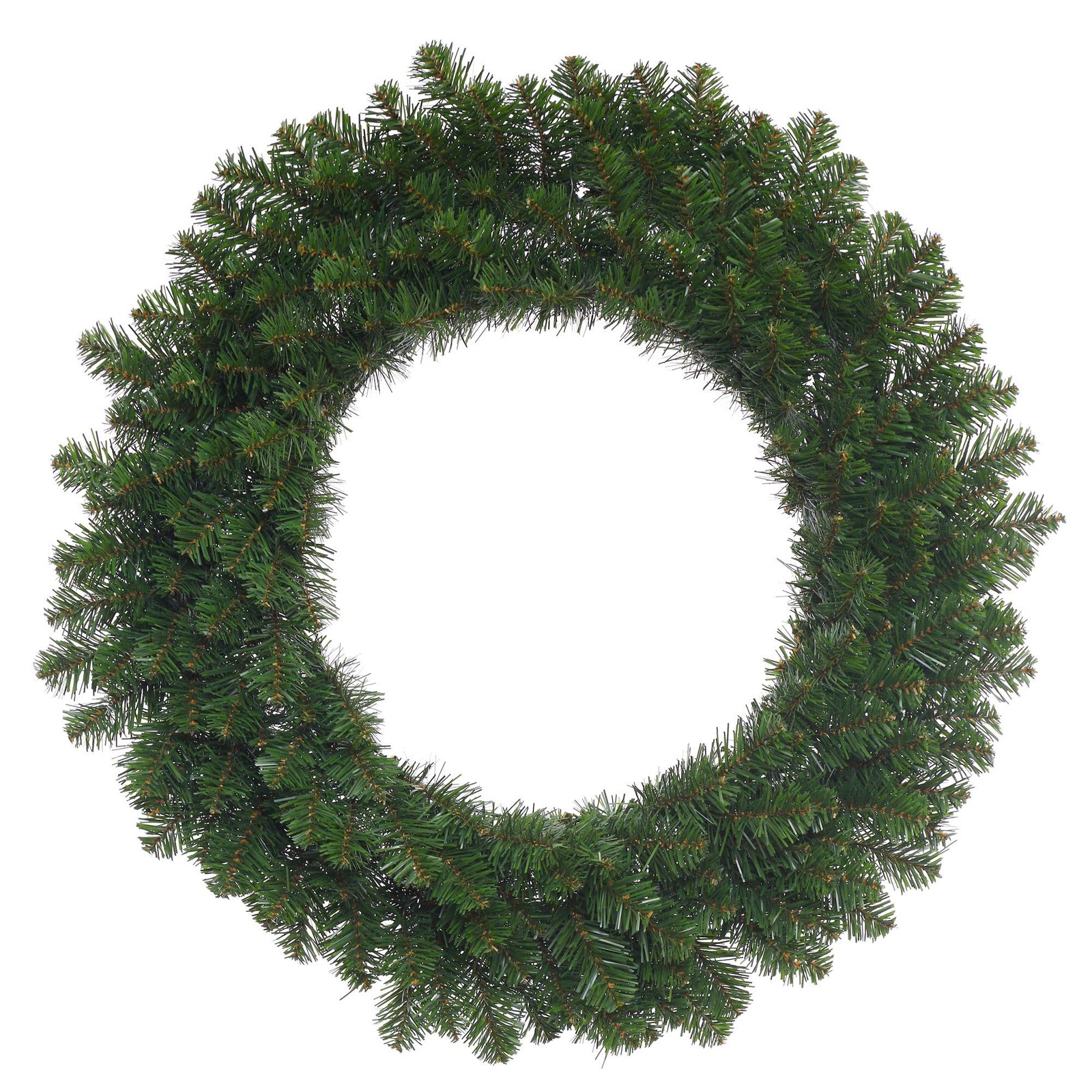 Vickerman 24″ Plastic Grand Teton Artificial Christmas Wreath in Green