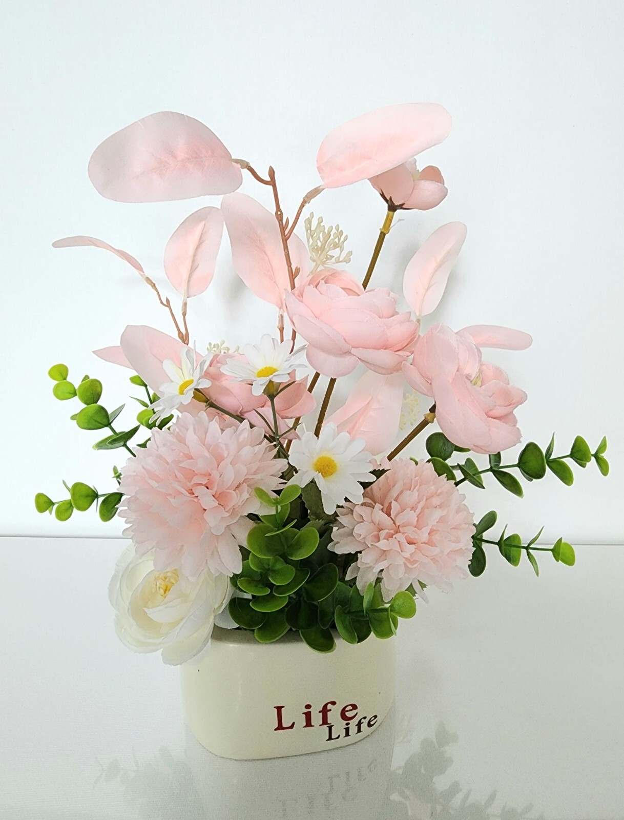 Artificial faux potted flower plants home kitchen office occasion decoration