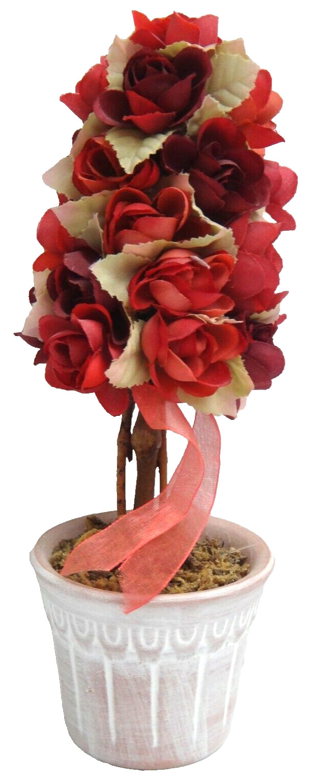 Artificial Mini Potted Flowers Height : 8.5 inches Multi-color Floral Home Décor