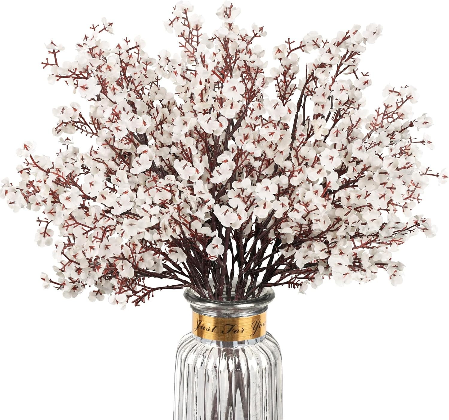 Elegant Faux Baby’s Breath Flowers – Real Touch, Weather-Resistant Bulk Pack …