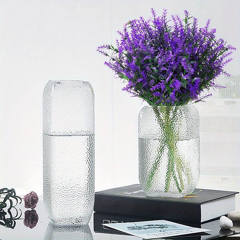 10 Bundles Artificial Lavender Flowers UV Resistant Fake Plants Indoor Outdoor
