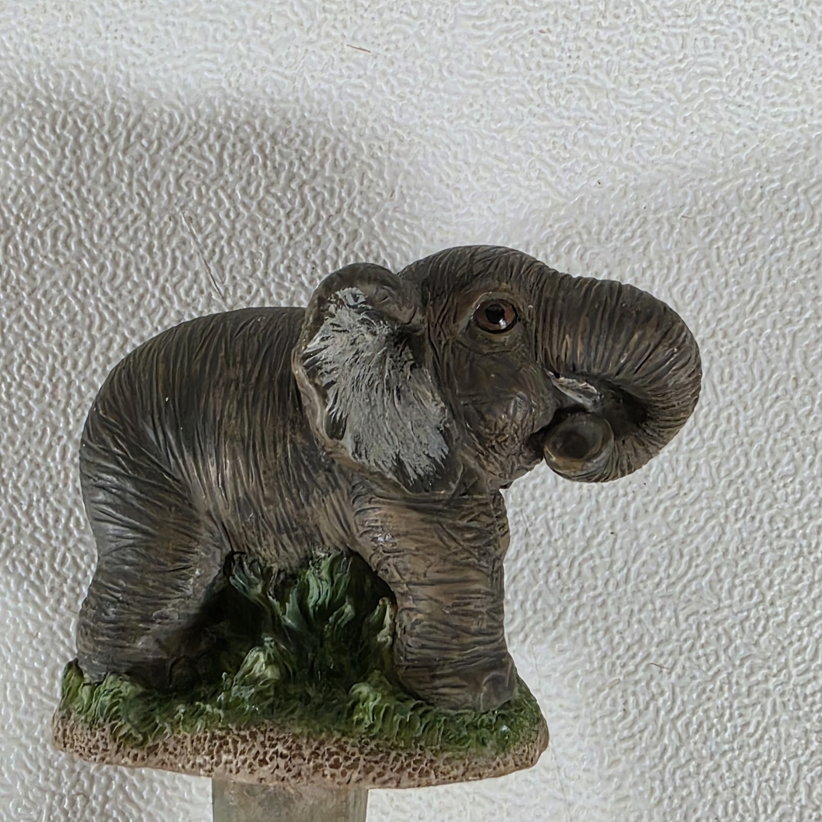 Elephant Figure Plant Pick Flower Pot Decor Indoor Outdoor Wide Post