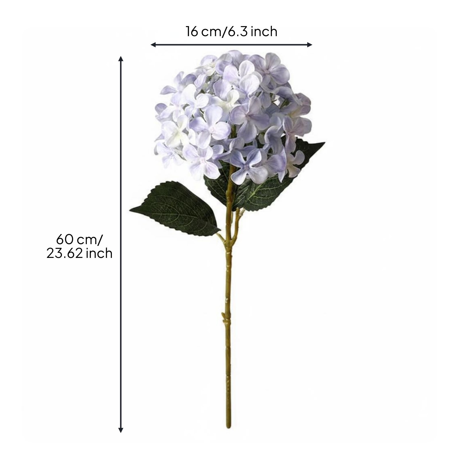 Artificial Hydrangea Arrangement Lifelike Silk Flower Arrangement Easy To