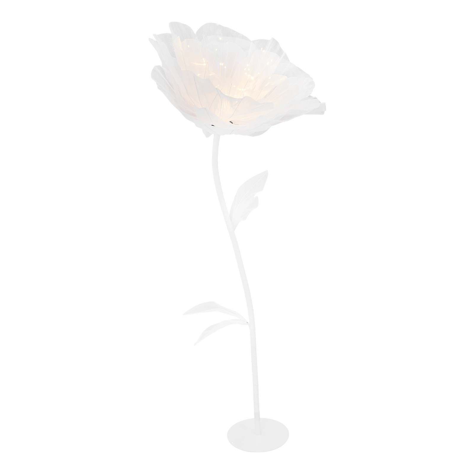 Electric Artificial Flower White 150cm LED Artificial Flower Ambient Light Decor