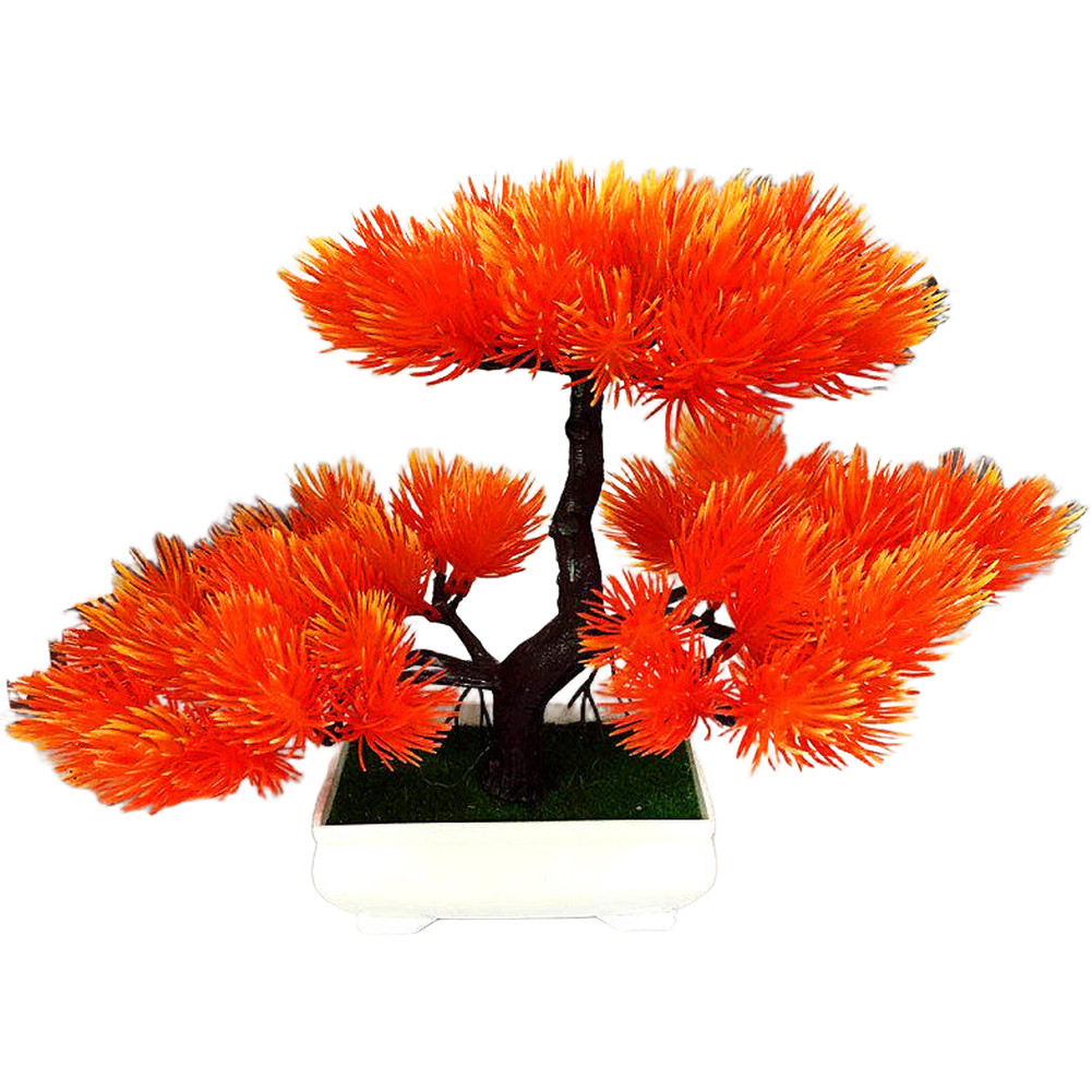 Tiny Pine Bonsai Tree for Decorative Use in Homes Offices Events 26cm Size