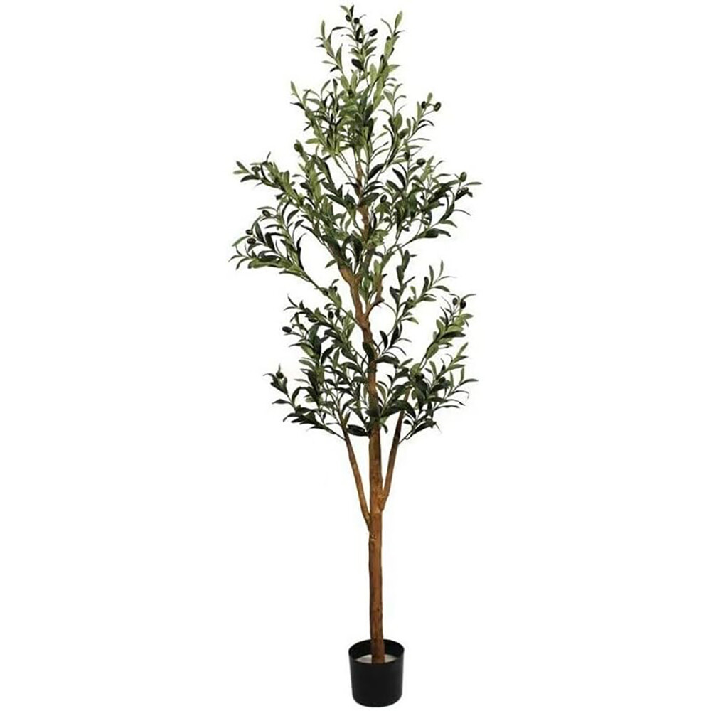 Artificial Olive Tree with Pot – Realistic Leaves & Olives