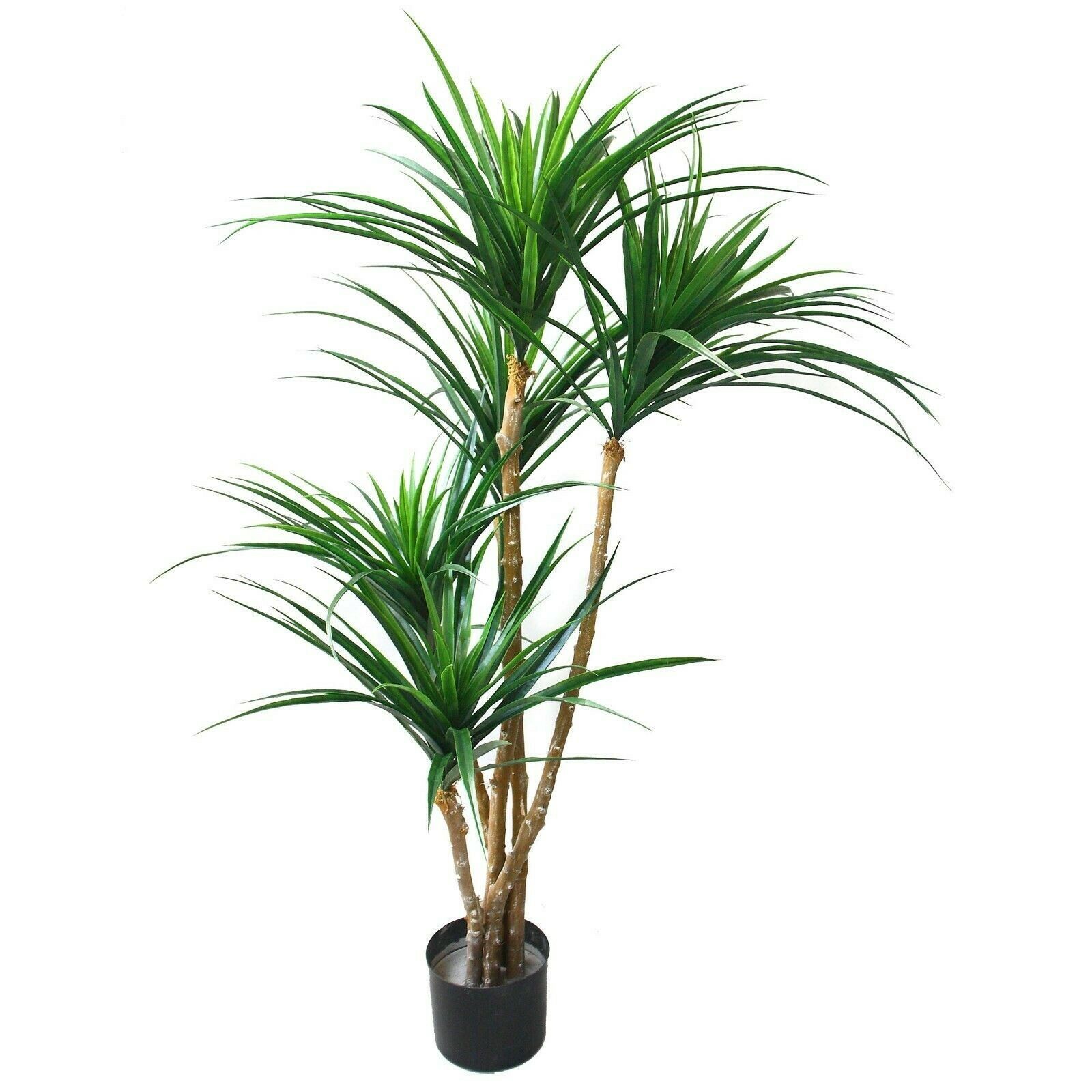 51 Inch Tropical Yucana Realistic Fake Tree Indoor Outdoor Porch House Plant