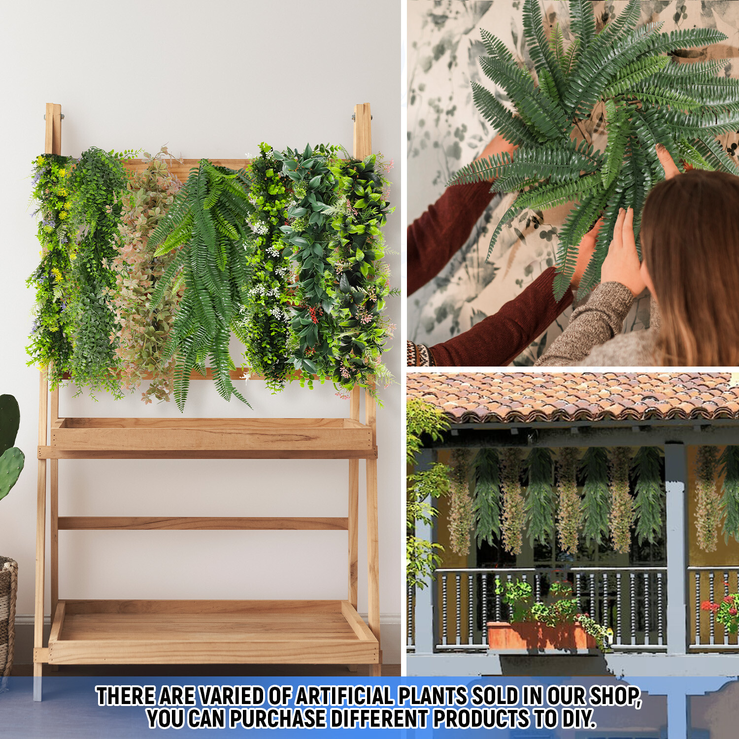 Artificial Hanging Plants Fake Olive Leaves Vine Garland for Home Christmas Deco