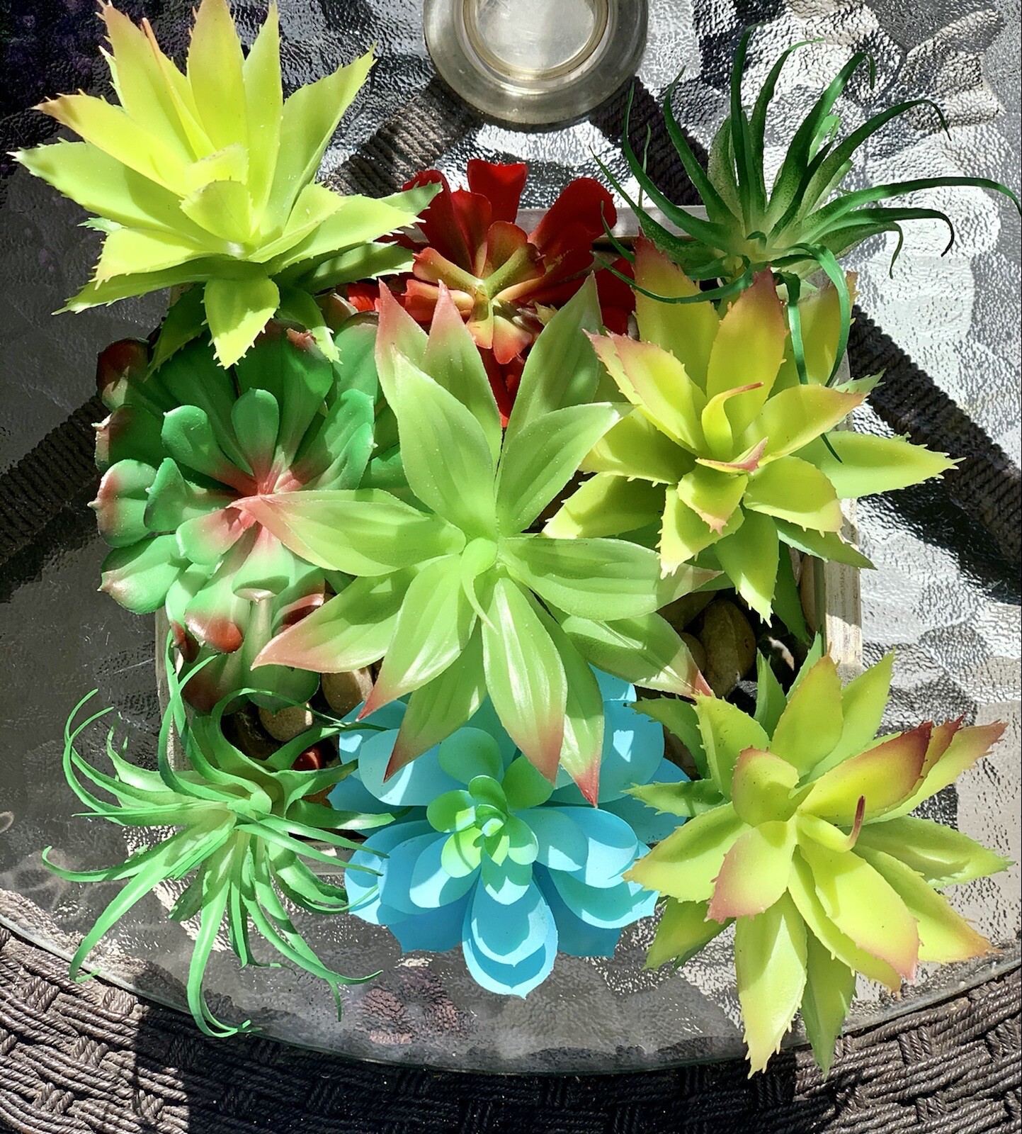 Flower Arrangement Artificial Succulent Flowers Garden and Home Decor CP00040