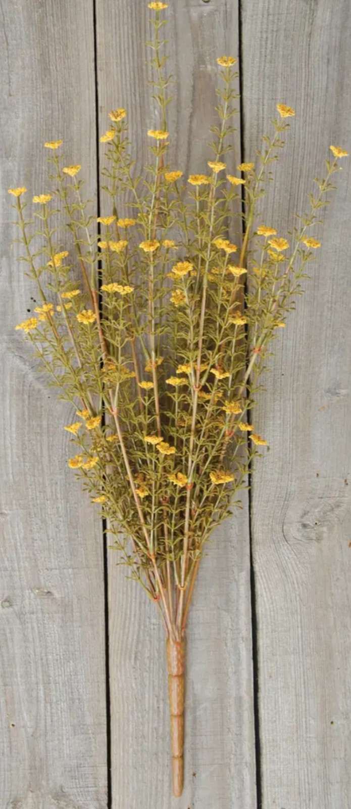 21″ Mustard Astilbe Floral Pick Decor