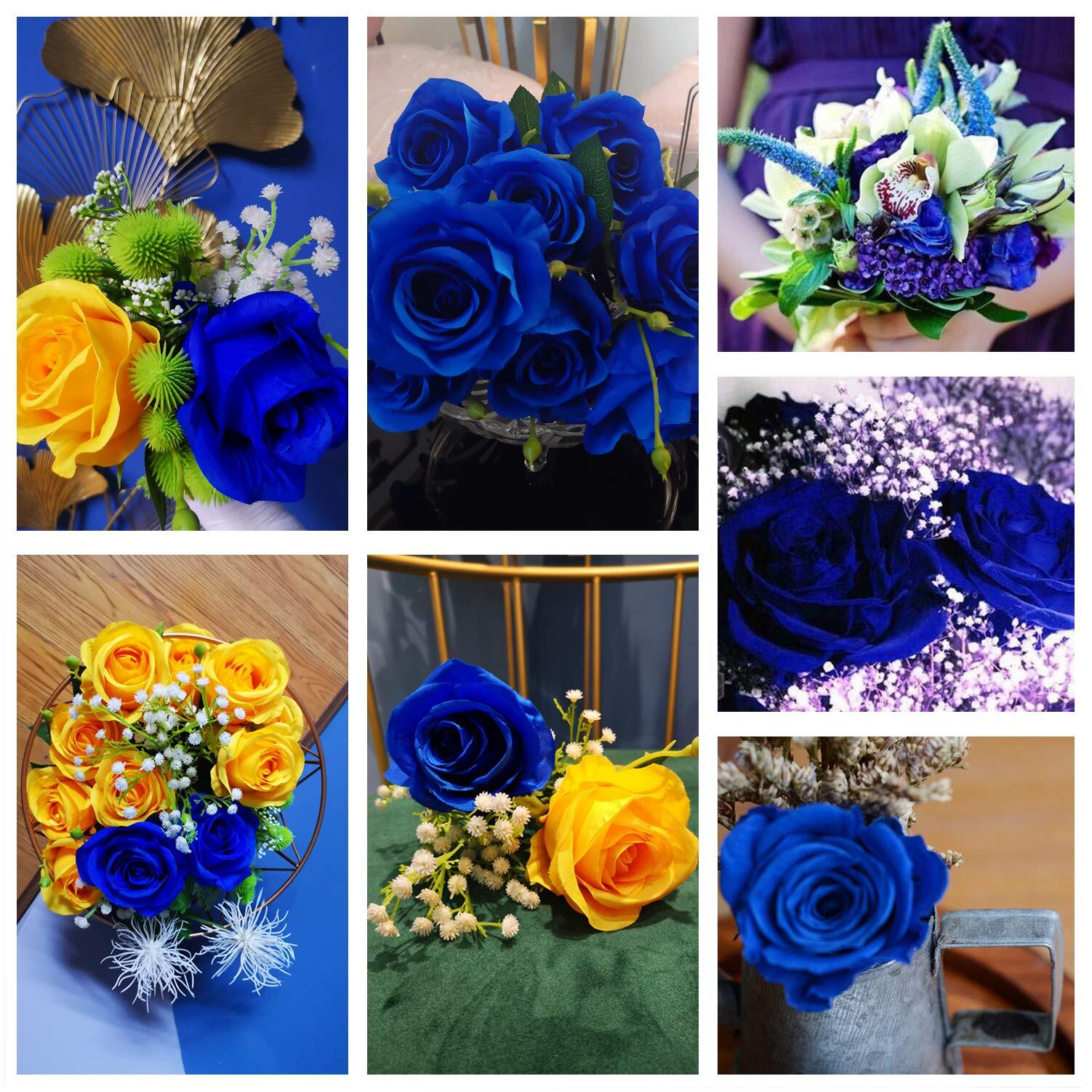 10pcs Artificial Silk Rose Flower Bouquet Home Decor Wedding Party Long Stem For