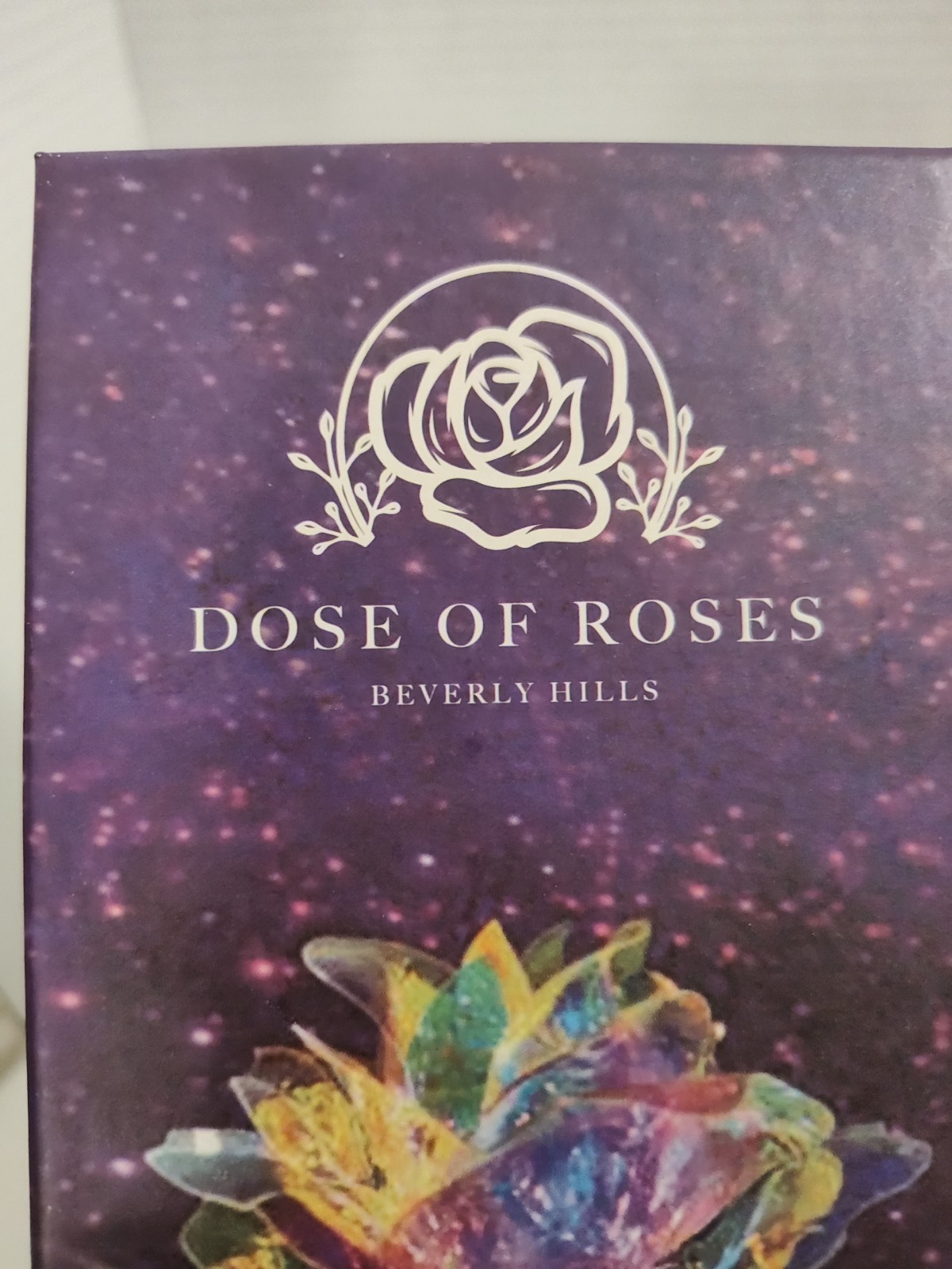 Romantic Beautiful Galaxy Rose Luminous 10″ Dose Of Roses Beverly Hills