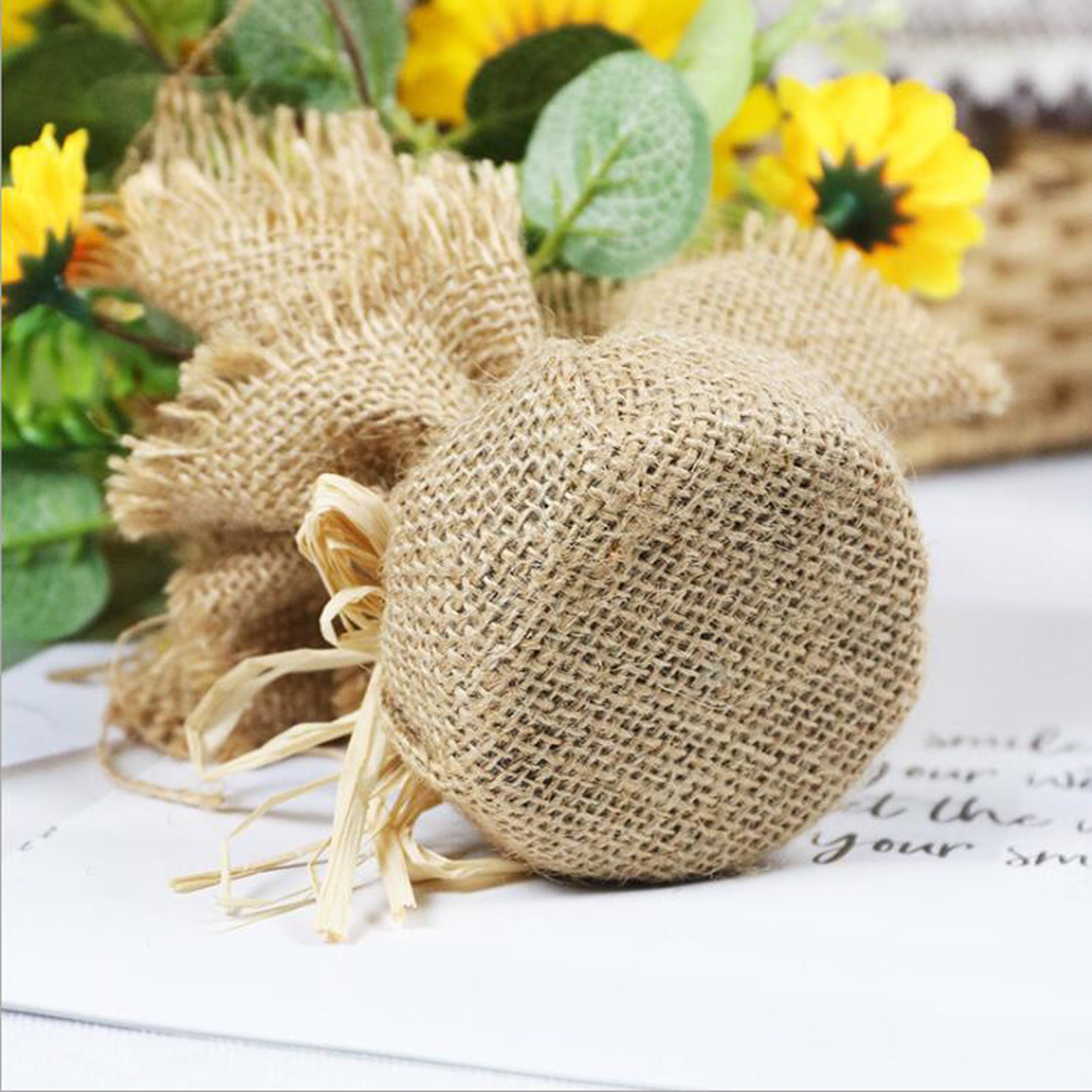 22x42cm Mini Sunflower Tree Artificial Plant For Home & Mall